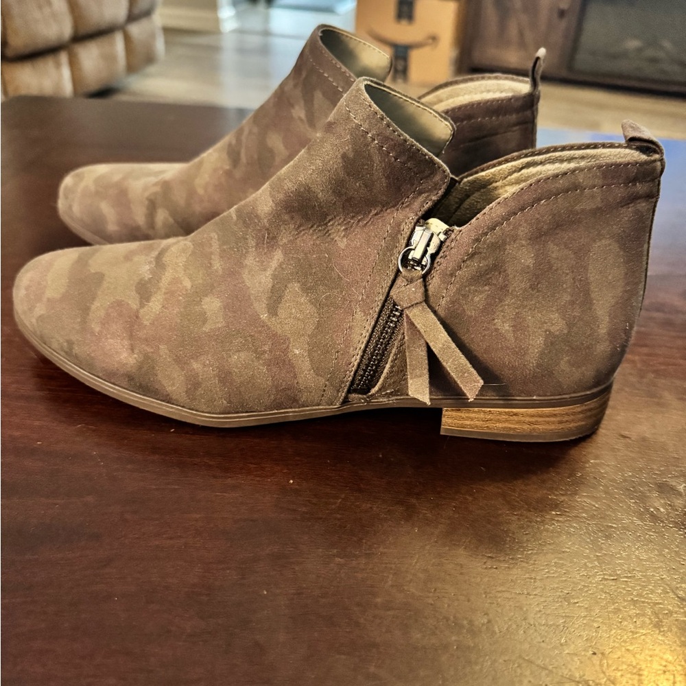 Dr. Scholl’s Camo Ankle Boots